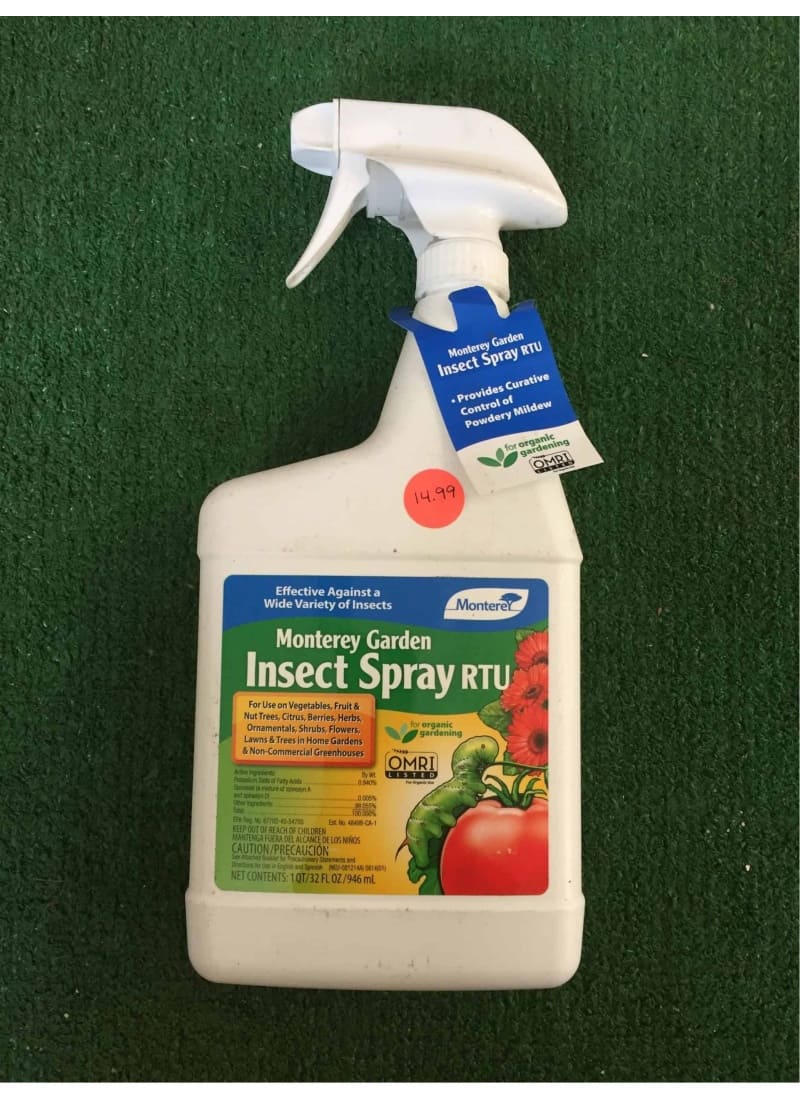 Ready to use insect spray, can be used on ornamentals or edibles.